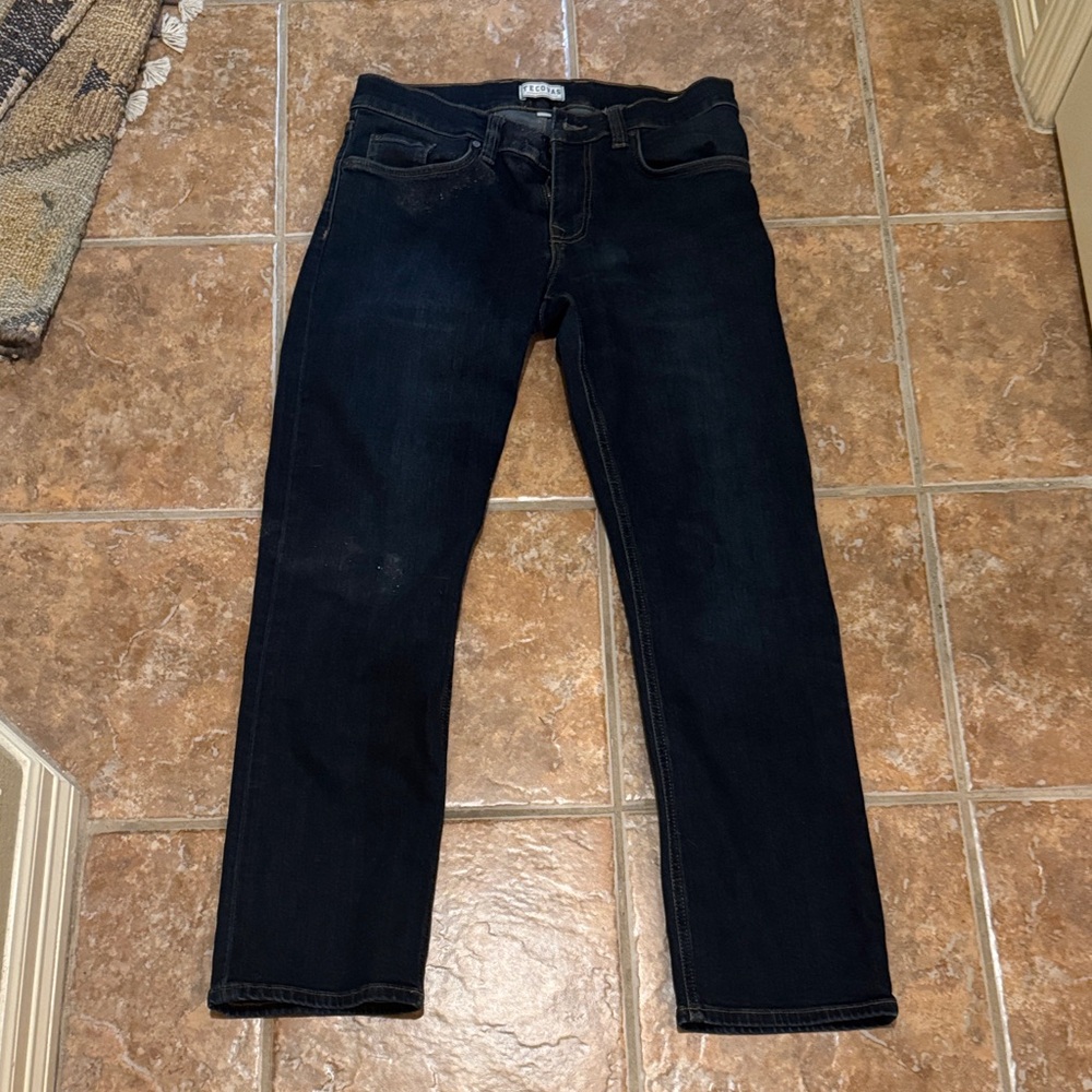 Tecovas Men's Dark Blue Bootcut Jeans